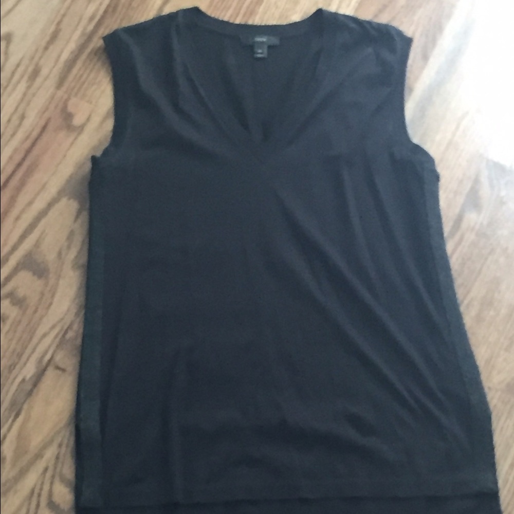 Jcrew tank with metallic accent - FINAL SALE